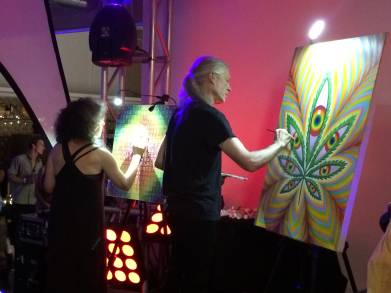 Lighting, exhibit, art show, Moksha Arts Collective | 'Moksha Art Fair 2015', 7th Circuit Productions, Miami, FL