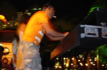 Lighting, party, DJ JP Rigaud, Raleigh Hotel, Miami Beach, FL