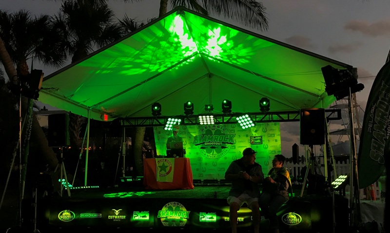 Lighting, party, DJ Lance-O, Sailfish Marina, Palm Beach Shores, FL