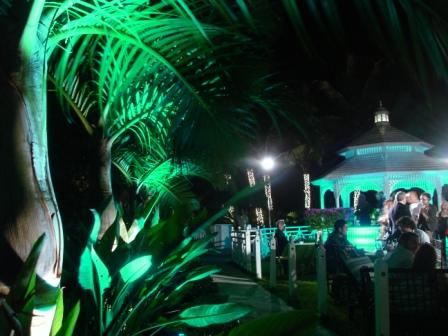 Lighting, gazebo, Palms Hotel, Miami Beach, FL