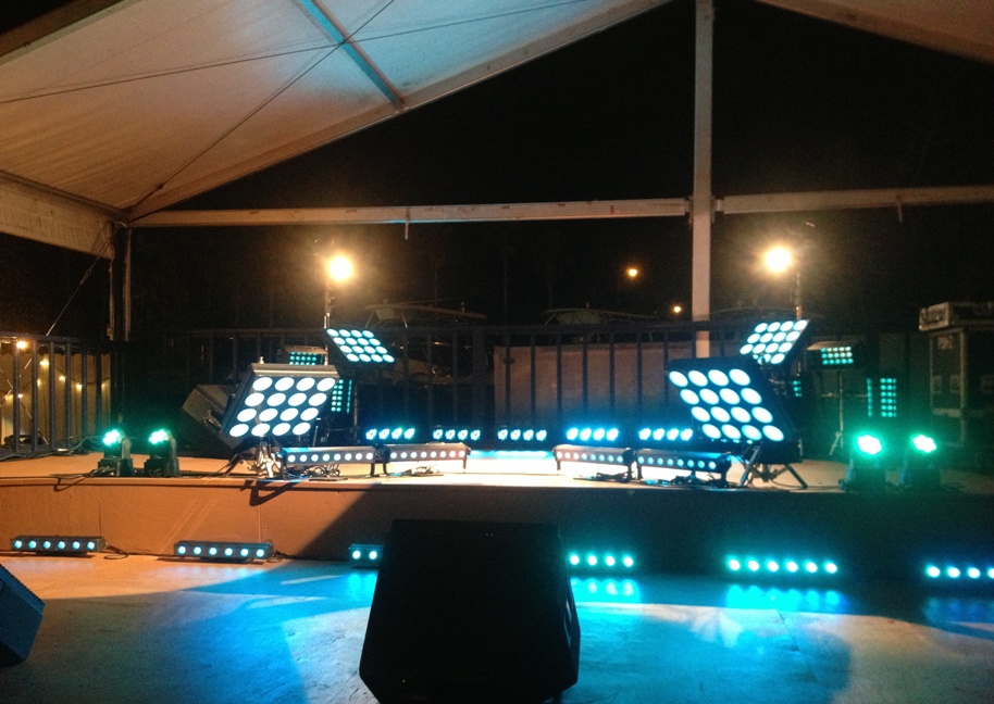 Lighting, concert, LED, 'Electric Kif', Miami, FL