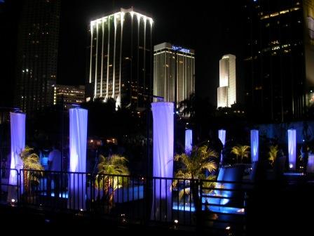 Uplighting, VIP-Lounge, LED, PepsiSmashLive, Bayfront Park, Miami, FL