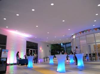 Lighting, fashion event, Caribe Arts Fest, at Museum of Art, Ft Lauderdale, FL