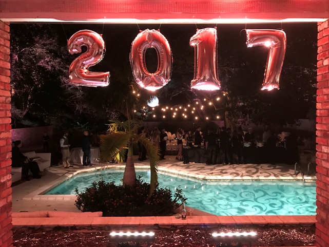 Lighting, New Year's Eve, party, private residence, Palmetto Bay, FL
