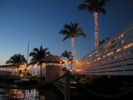 Lighting, wedding, bistro-string, Casa Morada Resort, Islamorada, FL