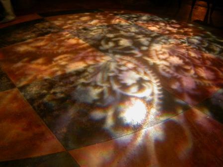 Lighting, gobo-decoration, textural, China Grill Restaurant, Miami Beach, FL