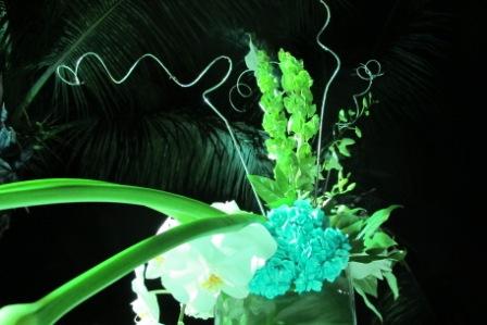 Lighting, wedding, floral, private residence, Miami, FL