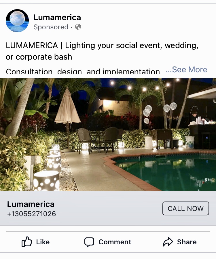 Follow LUMAMERICA on Facebook