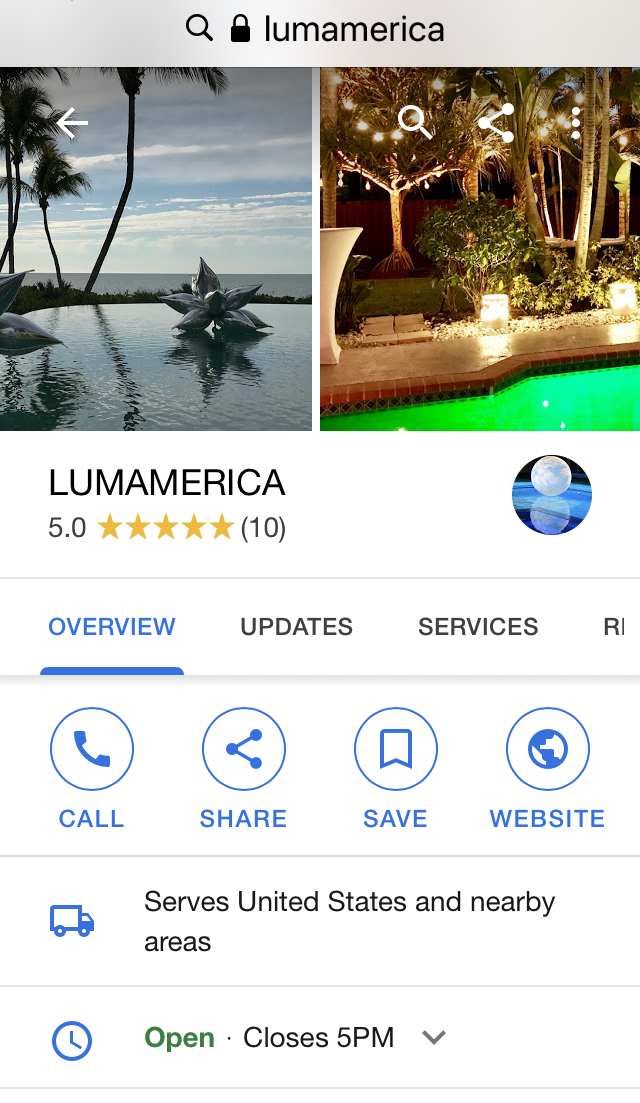 Google Maps | LUMAMERICA | Reviews